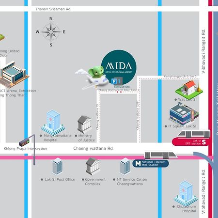 Mida Hotel Don Mueang Airport Bangkok Ngoại thất bức ảnh